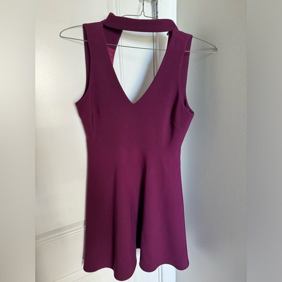 Designer dress - Likely - purple choker dress - worn once size 6 - Picture 1 of 4
